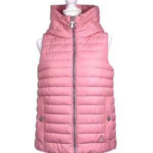 BARBOUR Women Coast TO Country Oxeye Gilet Size 6 Quilted Vest Pink IMPERFECTION